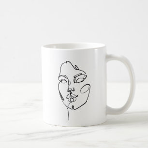 Linear Thoughts - Face Coffee Mug