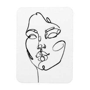 Linear Thoughts - Face Magnet