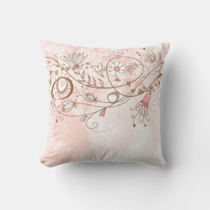 Lineart Flower Vines American MoJo Pill Cushion
