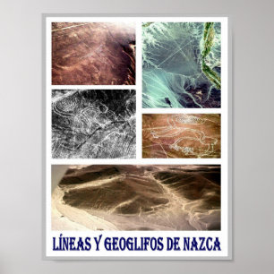 Líneas y Geoglifos De Nazca - Peru - Poster