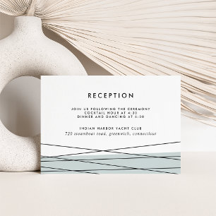 Lineation Reception Insert Card   Greyed Jade