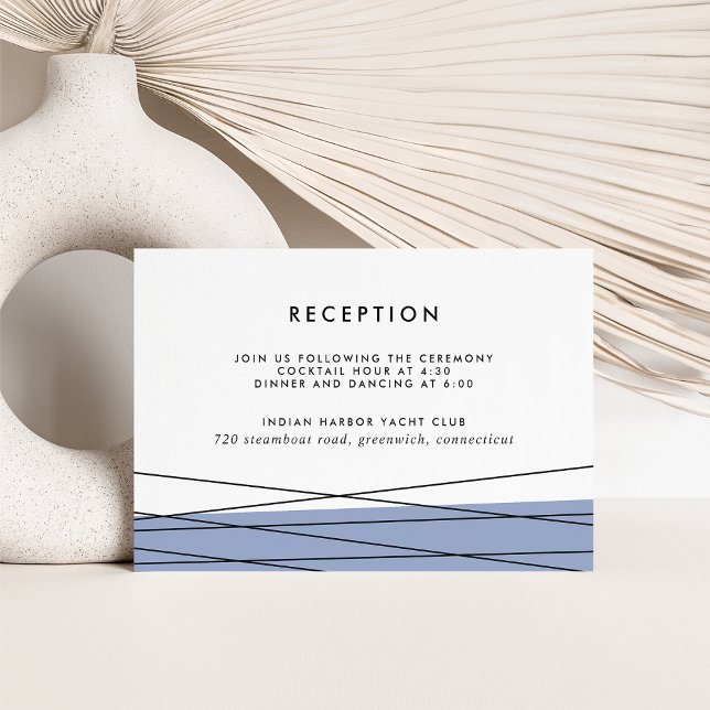 Lineation Reception Insert Card | Steel Blue (Creator Uploaded)
