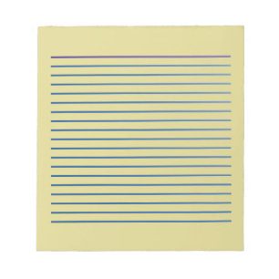 Lined Beige Notepad