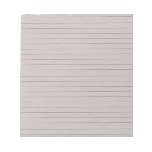 lined beige paper. notepad (Front)