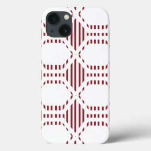 Lined Hexagons iPhone 13 Case