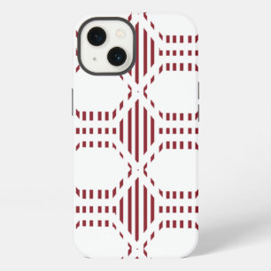 Lined Hexagons iPhone 13 Case