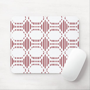 Lined Hexagons Mouse Mat