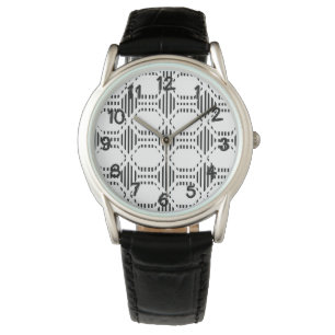 Lined Hexagons  Watch