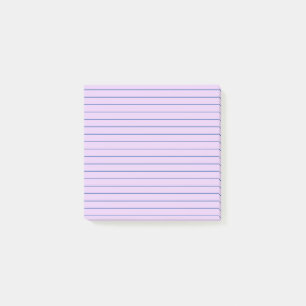 Lined Light Purple Post-it Notes