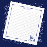 Lined Not So Crazy Cat Lady Notepad<br><div class="desc">Not So Crazy Cat Lady Blue notepad. As a cat lover these notepads are just one more way to surround yourself with what interests you most. Personalise by changing "My Notes" to your name or tag line.</div>