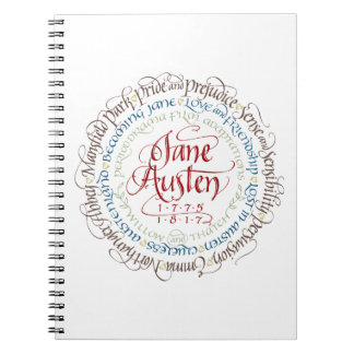 Lined Notebook - Jane Austen Period Dramas Cover