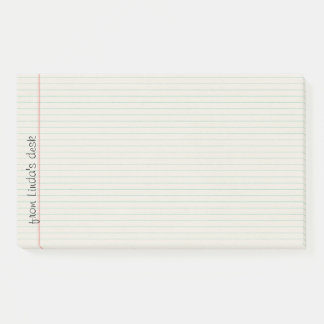 Lined Notebook Paper Extra Large Notes