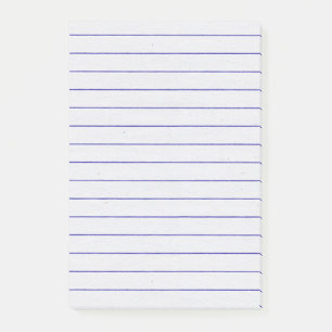 Lined Notebook Paper Post-it Notes