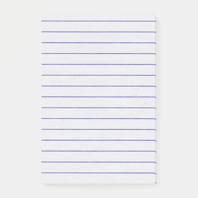 Lined Notebook Paper  Post-it Notes (Front)