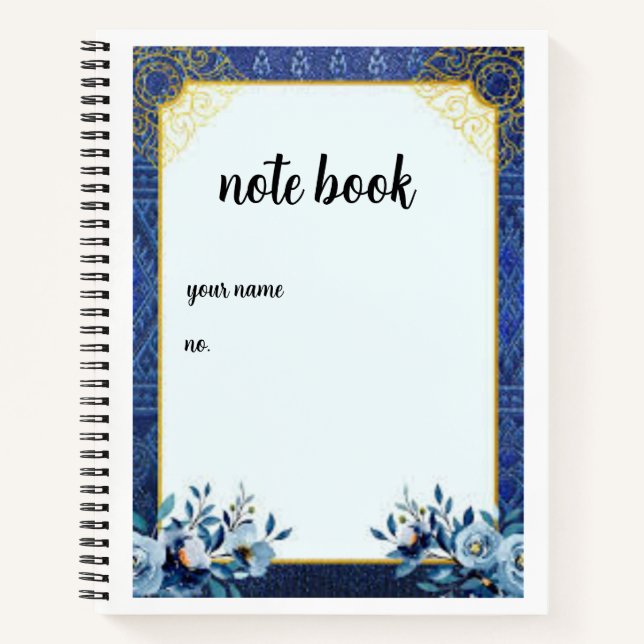 Lined Notebook – Stylish Journal for Writing & Not (Front)