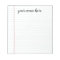 Lined Notepad Personalised