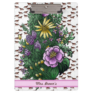 Lined paper Art teacher notepad Clipboard