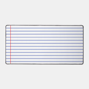 Lined Paper Desk Mat