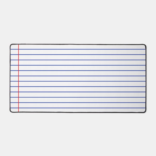 Lined Paper Desk Mat (Front)