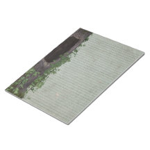 Lined Paper for Book of Shadows & Grimoire Green