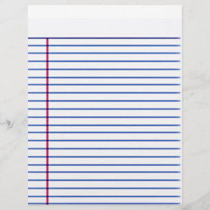lined paper letterhead