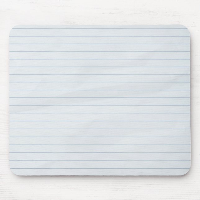 Lined Paper Mouse Mat (Front)