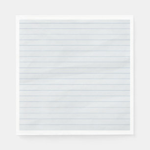 Lined Paper Napkin