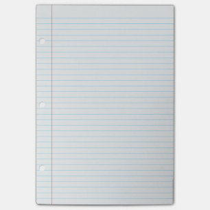 Lined Paper Post-it Notes