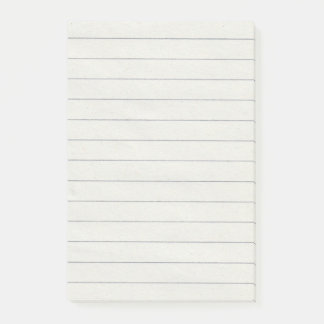 Lined post it notes