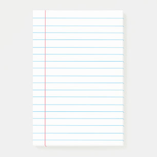  Lined School Notebook Paper Post-it N Notes
