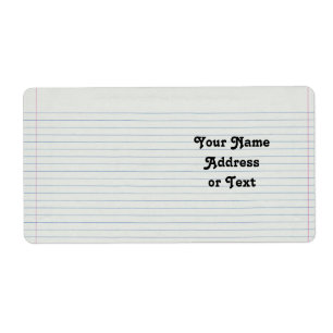 Lined School Paper Background