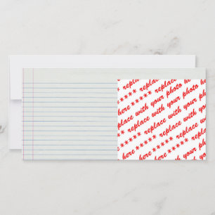 Lined School Paper Background