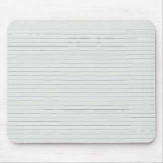Lined School Paper Background Mouse Mat
