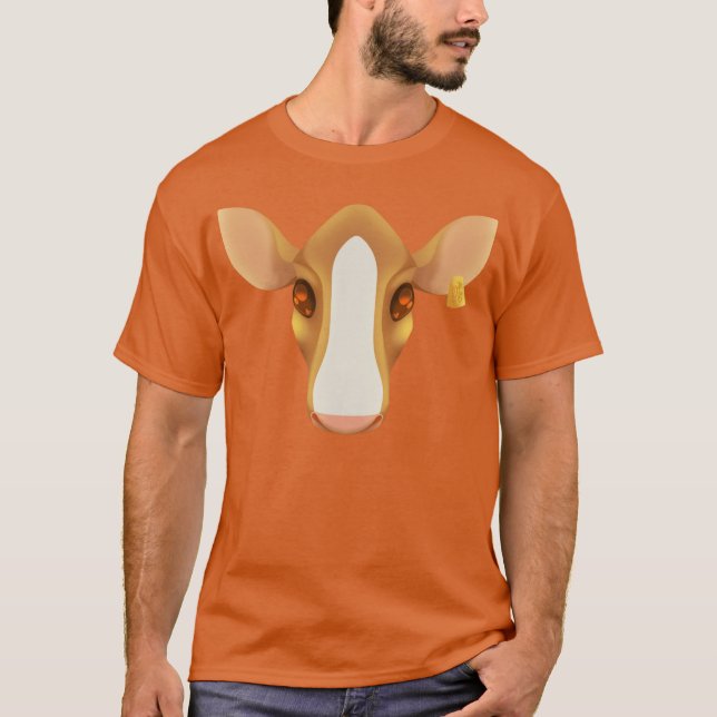 Lineless Cow Art Version C T-Shirt (Front)
