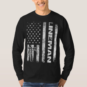 Lineman American Flag Apparel Top Line Design