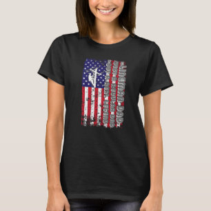 Lineman Dad Just A Regular Dad But A Real Legend U T-Shirt