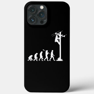 lineman evolution electrician lineman iPhone 13 pro max case