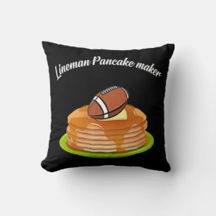 Lineman Pancake maker Football Cushion