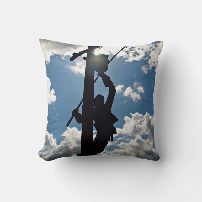 Lineman Pillow (Front)