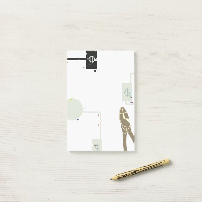 Lineman’s Pliers and Circuits Post-it Notes (On Desk)