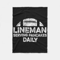 Lineman Serving Pancakes Daily Football Offensive 
