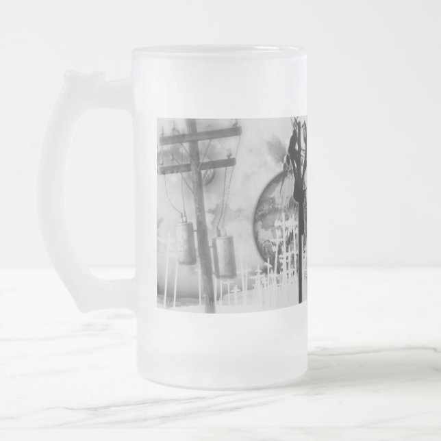 Lineman's Frosted Beer Mug (Left)