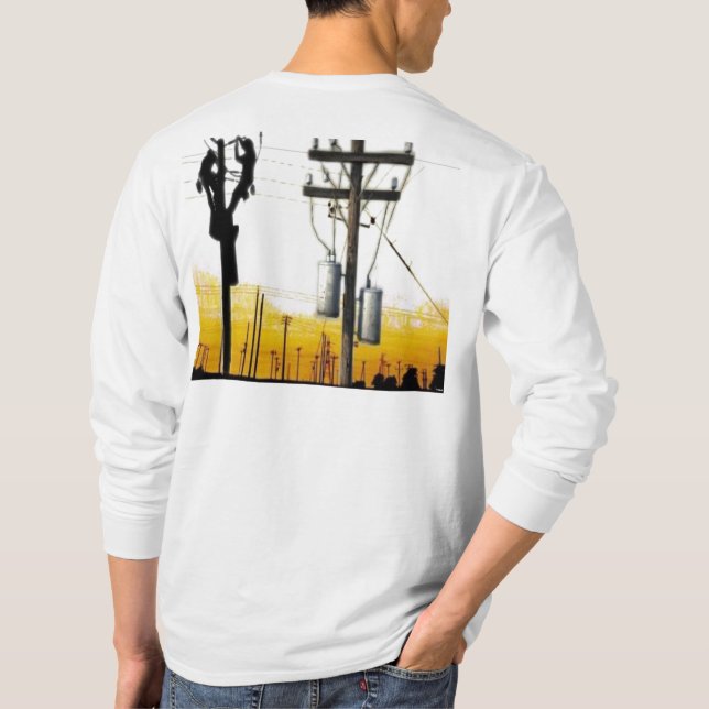 Lineman's Long Sleeve Shirt (Back)
