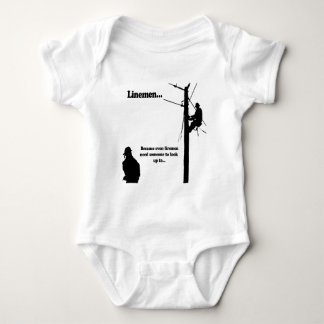 Linemen Because Baby Bodysuit