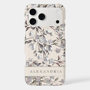 Linen Beige Floral Personalised