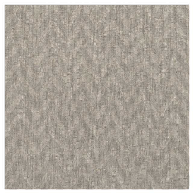 Linen Beige Modern Chevron Stripes Fabric (Swatch)