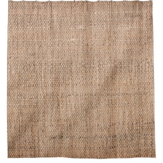 Linen duck coarse grain canvas crumpled vignette t shower curtain