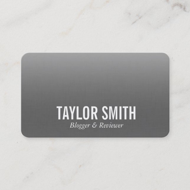 Linen Fade Business Card (Front)