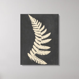 Linen Fern Canvas Print