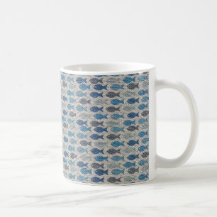 Linen Fish Coffee Mug